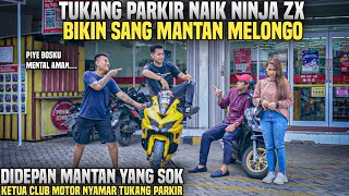 Download lagu KETUA CLUB MOTOR NYAMAR JADI TUKANG PARKIR DIDEPAN MANTANNYA YANG DULU ANGKUH!!Wow lihat.. mp3