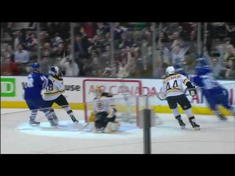 Wayne Primeau Goal - Bruins 1 vs Leafs 1 - Mar 9th 2010 (HD)