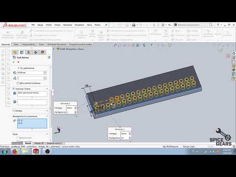 12. FRC Solidworks - Szyk liniowy