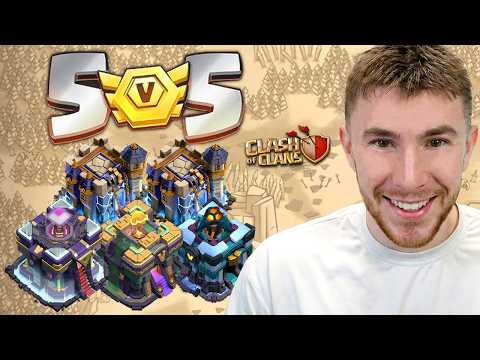 Je Suis SEUL dans la Nouvelle Ligue de Clan 5vs5 ! Clash of Clans