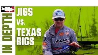 When to Fish a Jig vs. Texas Rig with Wes Logan