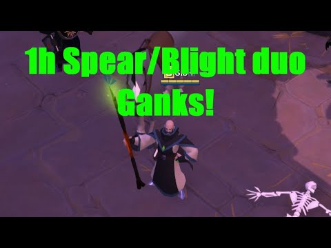 Spear/Blight Duo Gank Fest.  Albion Open World PvP