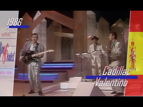 eurovision 1986 Spain 🇪🇸 Cadillac - Valentino ᴴᴰ