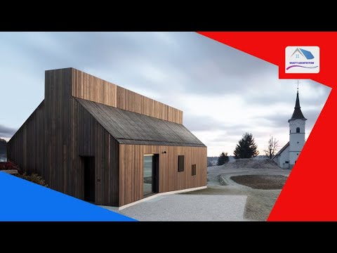 Dekleva Gregorič Arhitekti builds wooden house with chimney-shaped skylight - Beauty Architecture