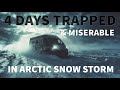 Surviving a Winter of Extreme Van Life, Blizzard & Snow Storm Camping, 4 Days Stranded on an Island