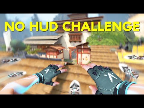 Valorant but I've got NO HUD or CROSSHAIR... (No HUD Challenge)