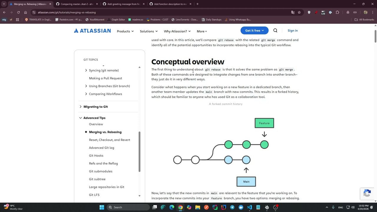 [Git] Working Together in One Repo: Git Rebase