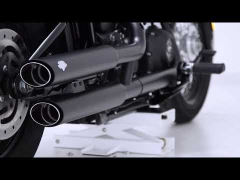 Vance & Hines Twin Slash 3-inch Slip-ons for 2018 Softail