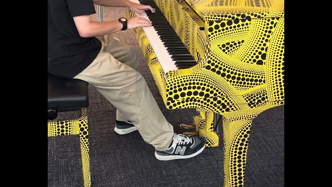 【ガチ即興】都庁でメドレー弾いてみた