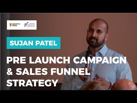 Pre launch Marketing Campaign & Sales Funnel Strategy by Sujan Patel