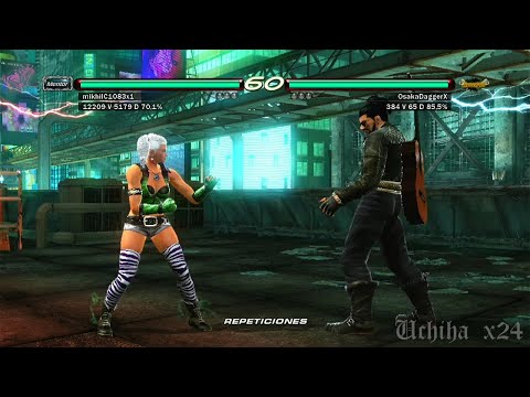 60_6 Julia (mikkilC1083x1) vs (OsakaDaggenX) Miguel - Tekken 6 (Uchiha x24 ) PS3 Online