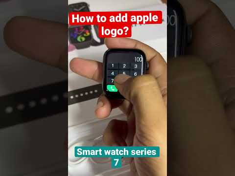 How to add apple logo in smart watch series 7 | original apple logo #smartwatch #callingsmartwatch