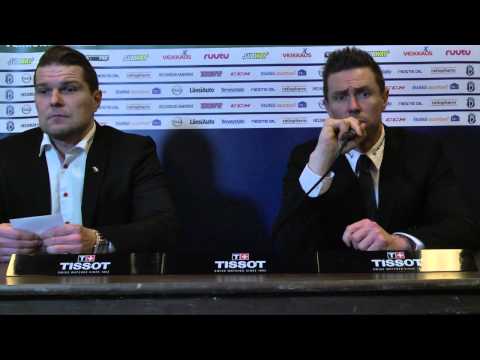 28.2.2015 Blues - Sport | Lehdistötilaisuus