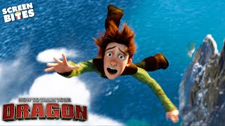Toothless Learns To Fly With Hiccup | How To Train Your Dragon (2010) | Screen Bites