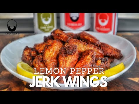 Lemon Pepper Jerk Chicken Wings @KingofFoodsNetwork