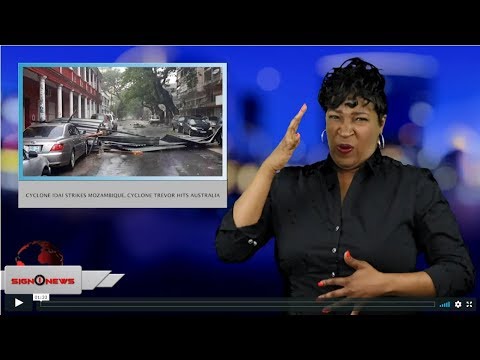 Cyclone Idai strikes Mozambique, Cyclone Trevor hits Australia (ASL - 3.19.19)