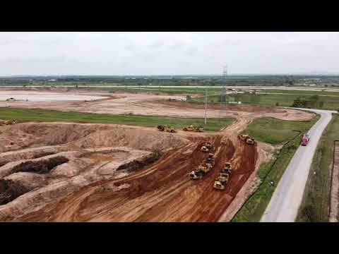 Tesla Austin Texas Gigafactory Progress As of September 8th 2020 9/8/20 10:50am PST Hauling Dirt