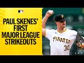 Paul Skenes’ Major League debut and first two strikeouts with the Pirates! (Full half-inning)