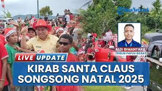 Semarak Sambut Hari Raya Natal, 35 Denominasi Gereja di Fakfak Ikuti Pawai Santa Claus