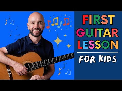 Guitar Lessons For Kids Episode 1 [ABSOLUTE BEGINNER]