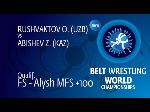 Qual. FS - Alysh MFS +100: Z. ABISHEV (KAZ) df. O. RUSHVAKTOV (UZB), 5-0