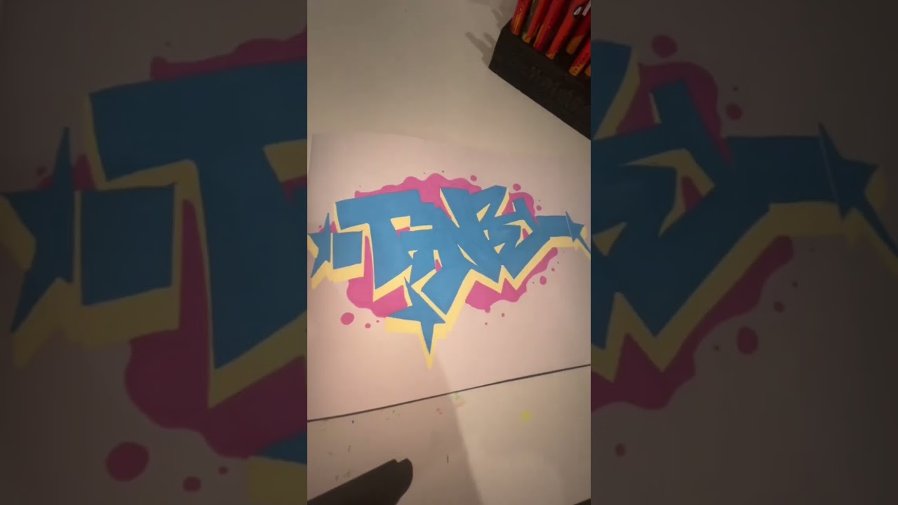 Simple ways to make your graffiti pieces look better #shorts #graff #graffiti