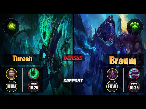 Hylissang THRESH (Support) [Aftershock] VS BRAUM - Master EUW Patch 10.25