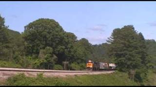 preview picture of video 'CSX Q540 at Emerson, GA'
