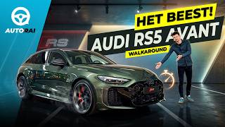 Nieuwe AUDI RS5 AVANT (2026) heeft een paar unieke eigenschappen! - Walkaround - AutoRAI TV
