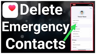 How To Remove Emergency Contacts From iPhone