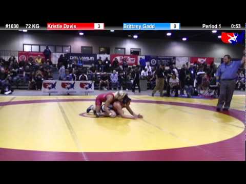 2011 U.S. Open SAT WM 72 KG: Kristie Davis vs. Brittany Gadd Champ. Round 2