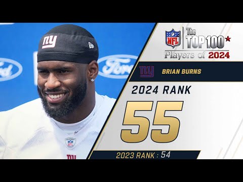 55: Brian Burns (DE, Panthers) | Top 100 Players of 2024
