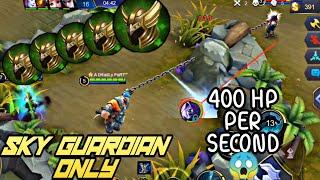 FASTEST HEAL+HP REGEN 😱😍 &quot;SKY GUARDIAN ONLY&quot; - HIGHEST HP BUILD ON FRANCO | WOLF XOTIC