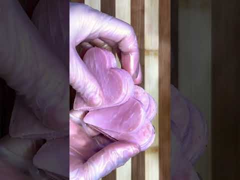 How to Make Cute Heart-Shaped Ham for Sandwiches #food #shortvideo #shortsvideo #shorts #short #easy