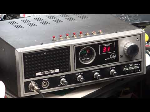 President KP77  CB27/81 UK FM CB base station - On The Air Test