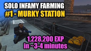 Solo Infamy Farming - Best Heists #1 - Murky Station | PAYDAY2 Solo XP Guide