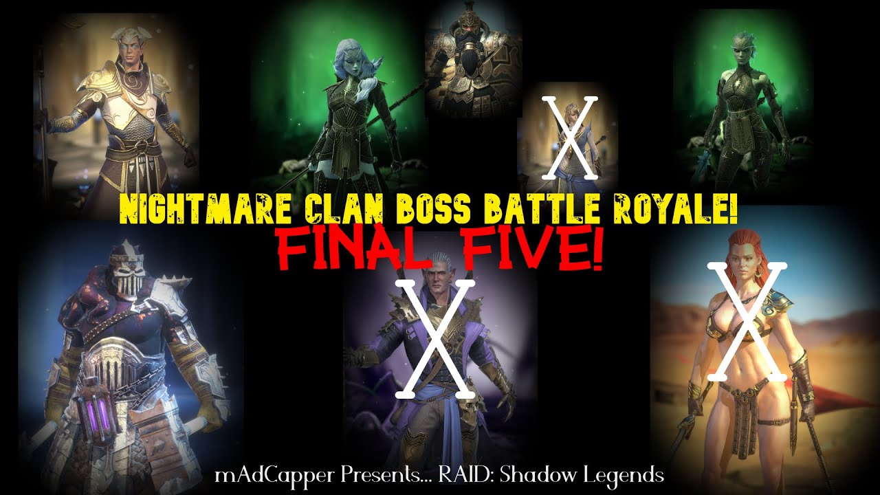 All Rare Nightmare Clan Boss FINAL FIVE! Plus! Add a counter, take it to UNM?