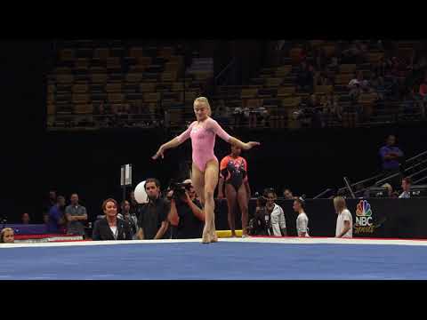 Riley McCusker – Floor Exercise – 2018 U.S. Gymnastics Championships – Senior Women Day 2