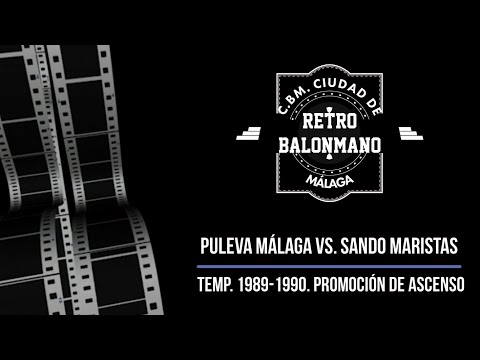 Retro Balonmano. Partido Puleva Málaga vs. Sando Maristas. 1990
