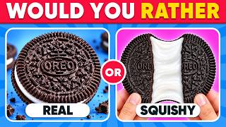 Would You Rather...? REAL vs SQUISHY Edition 🧊✨🥟💖 Internet’s Viral Trend 2026 🔥 Daily Quiz