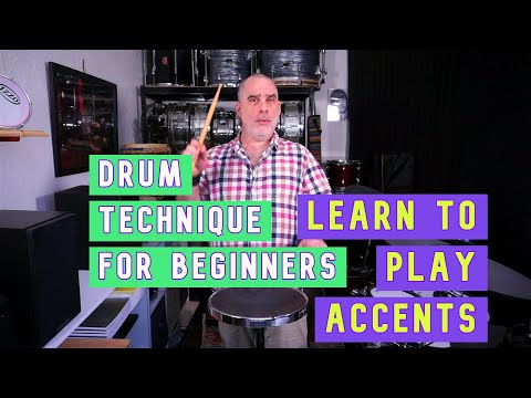 Develop Your Drum Technique with Accented Triplets - Beginners' Exercise