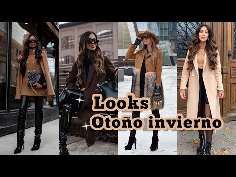 MODA Otoño I N V I E R N O 2023 PRINCIPALES LOOKS PARA VESTIR BIEN EN TEMPORADA LOOKS 2023 MUJER 🦋