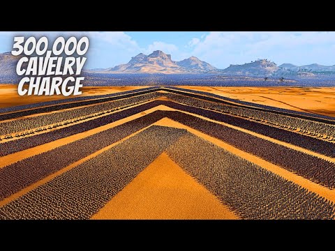 Massive Shield Wall VS 300,000 Cavalry Charge. | Ultimate Epic Battle Simulator 2 | @GreekyMaster​