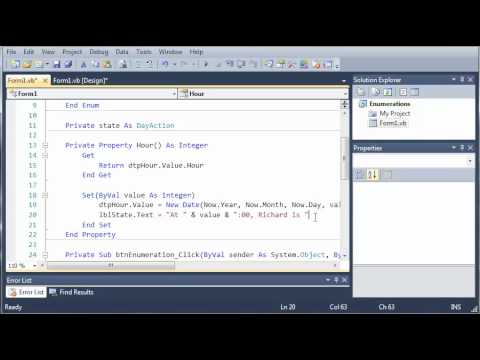Visual Basic Tutorial 66 More On Properties