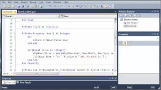 Visual Basic Tutorial - 66 - More On Properties