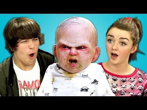 TEENS REACT TO DEVIL BABY ATTACK (ft. Maisie Williams)