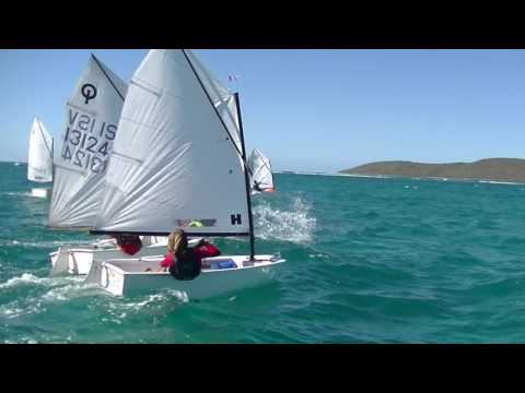 Optimist A & G Training Starts 2017 St Croix USVI