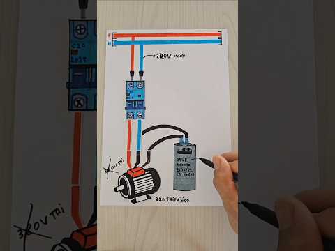 como ligar um motor elétrico trifásico em uma rede monofásica.