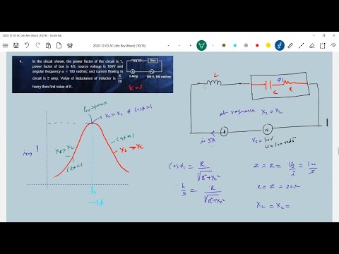  Numericals on ac ckts rev thurs