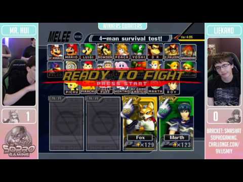 Sopro #50 SSBM - Mr. Hui (Fox) Vs. Liekand (Marth) Winners Quarters